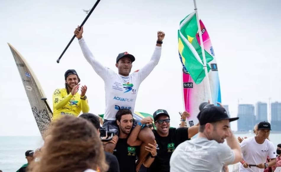 Luiz Diniz conquista o bicampeonato de SUP e Paddleboard ISA na China
