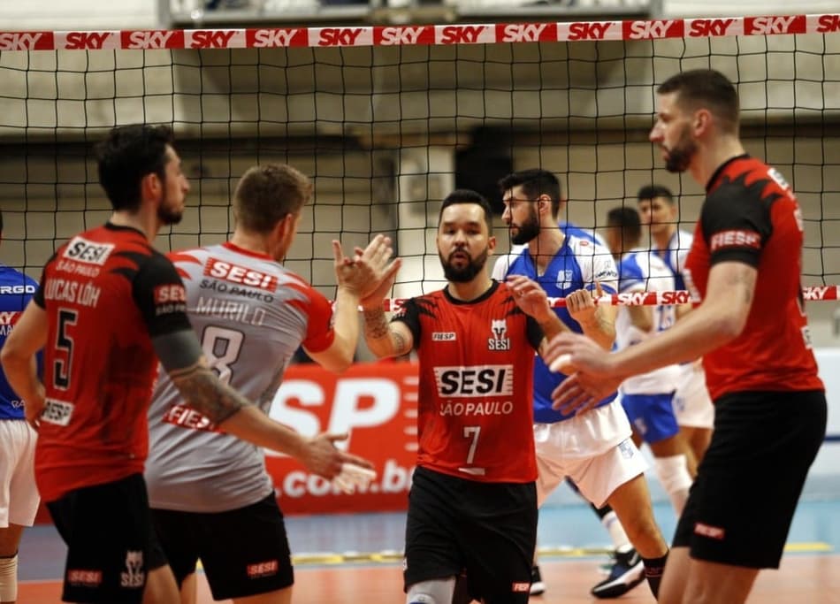 Sesi-SP bate Minas e chega à sétima vitória seguida na Superliga