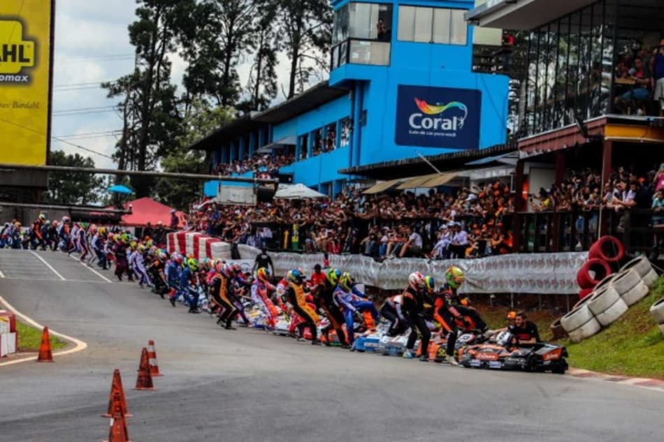 Fotos: confira a largada das 500 Milhas de Kart Granja Viana