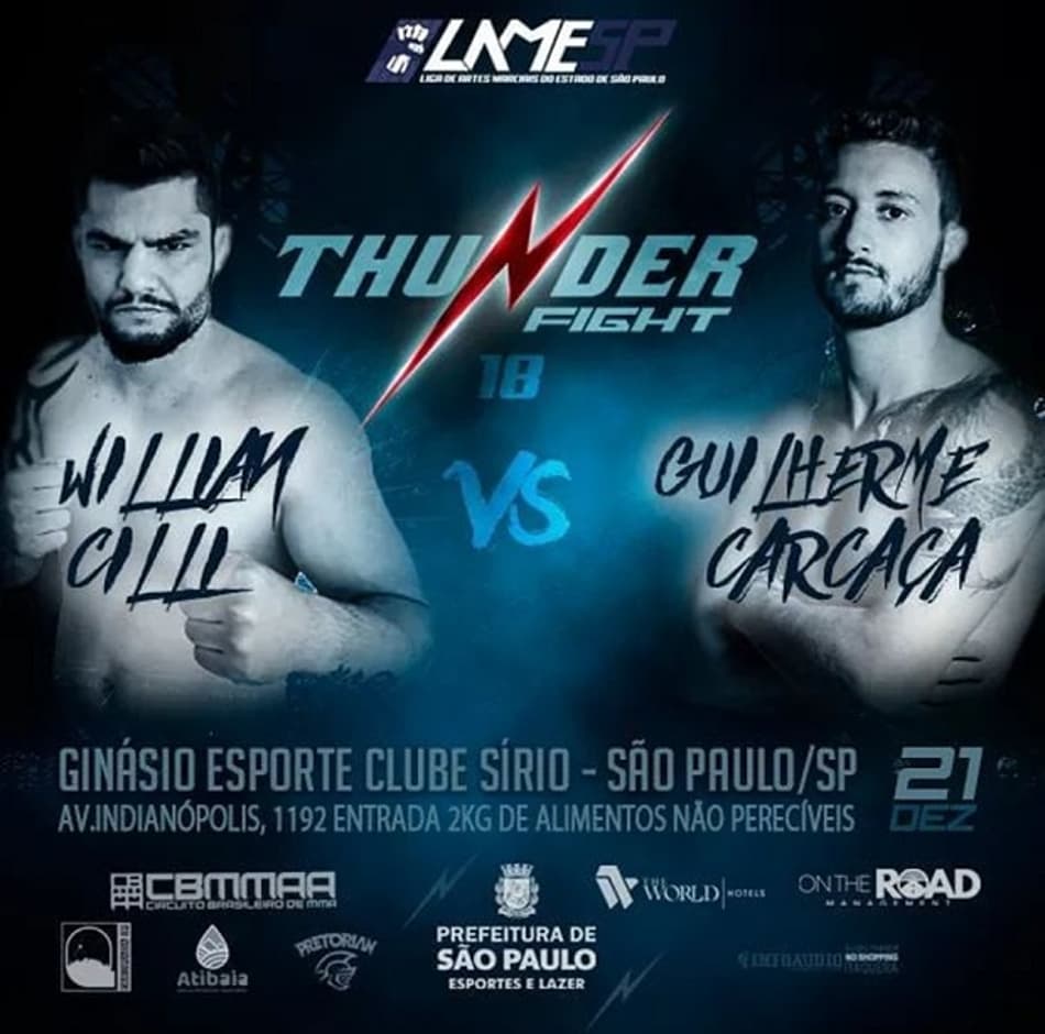 Thunder Fight 18 tem novas lutas anunciadas; veja os detalhes