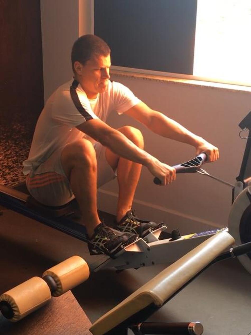 Em meio as férias, Diego Jussani não deixa de cuidar da parte física