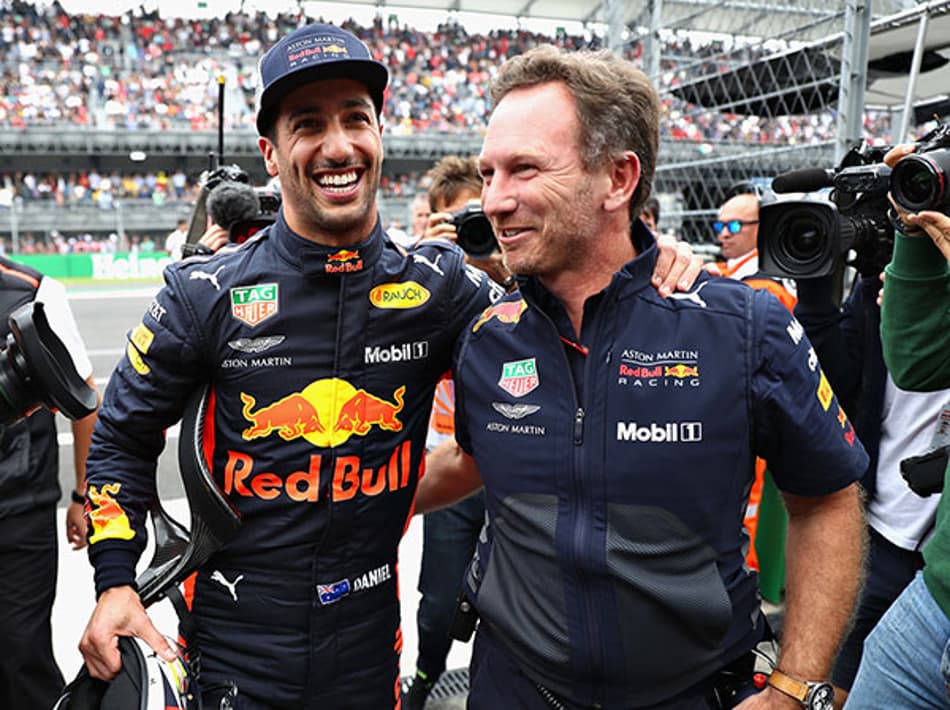 Christian Horner revela que Daniel Ricciardo quase não correu pela Red Bull