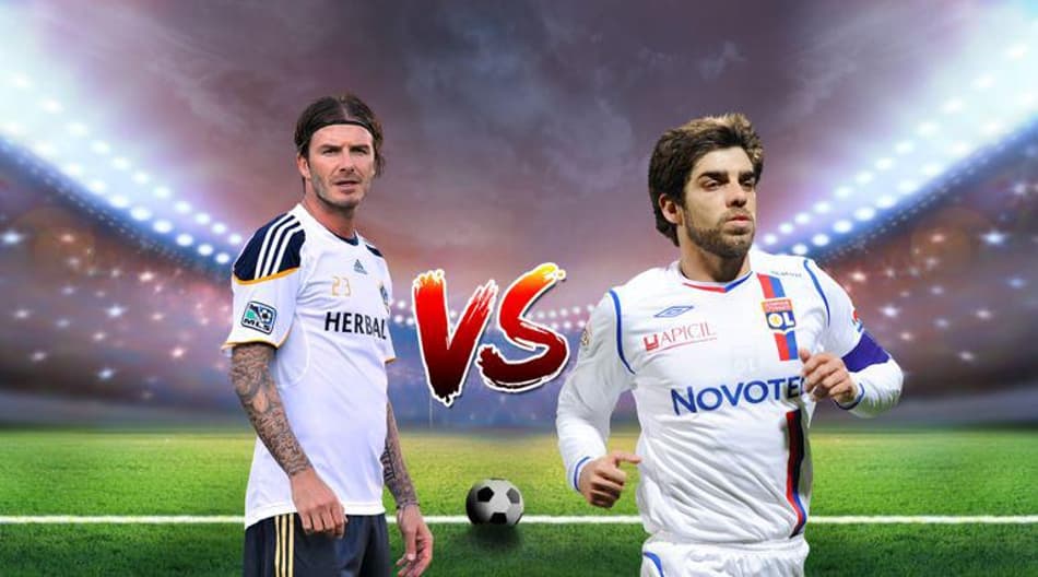 Quem fez mais gols de falta: Beckham ou Juninho Pernambucano?