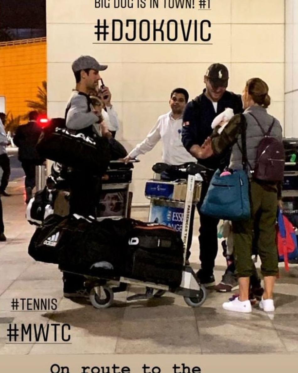 Djokovic desembarca em Abu Dhabi