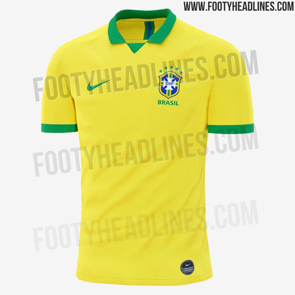 Site revela camisa 1 da Seleção Brasileira feminina para a próxima Copa do Mundo