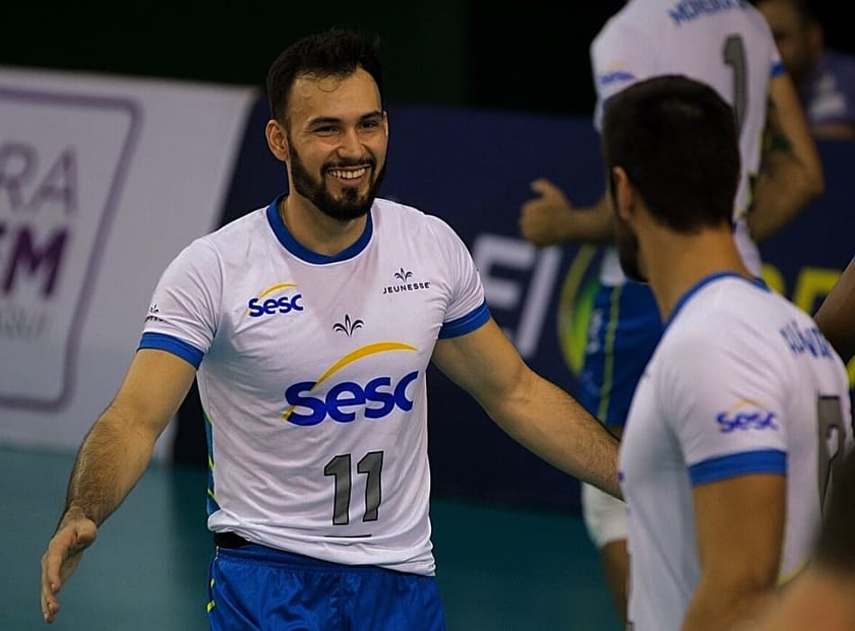 Levantador do Sesc RJ sonha com título da Superliga e sequência na Seleção Brasileira em 2019