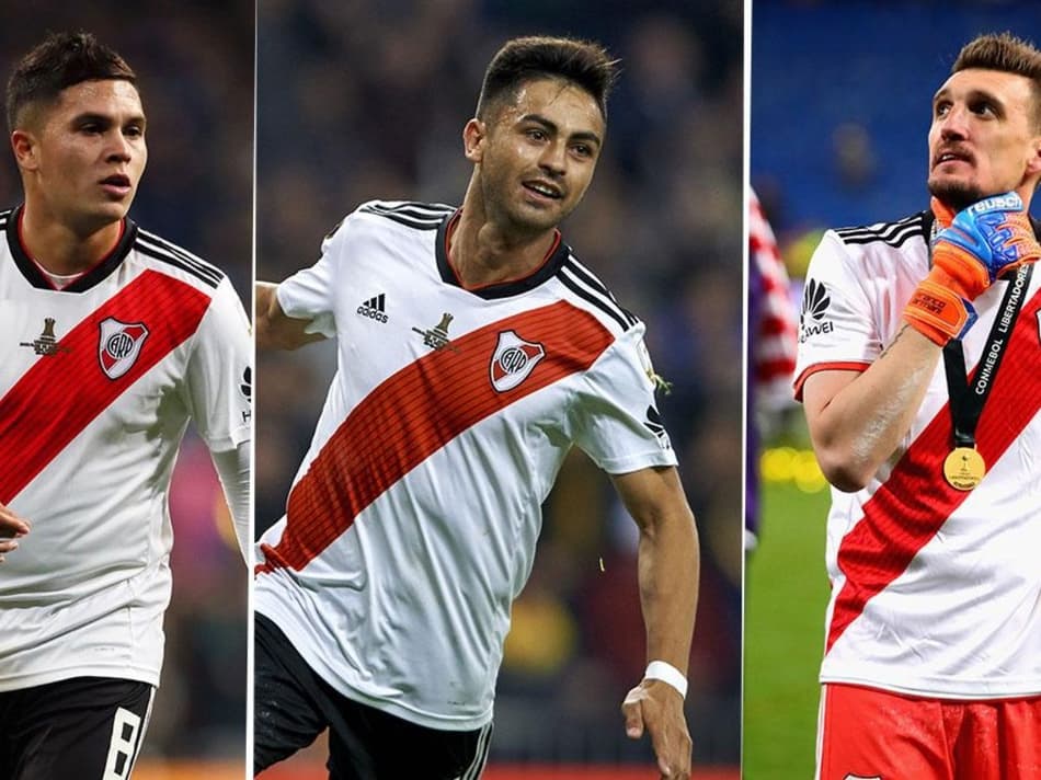 Trio do River Plate concorre ao prêmio de melhor jogador da América do Sul