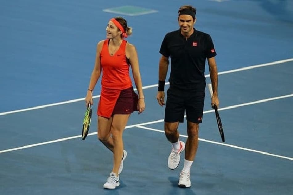 Federer e Bencic na Copa Hopman 2019