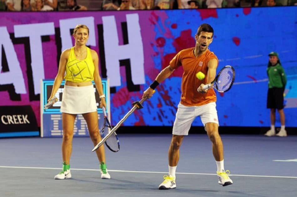 Djokovic e Azarenka marcam presenças no Kids Day do Australian Open