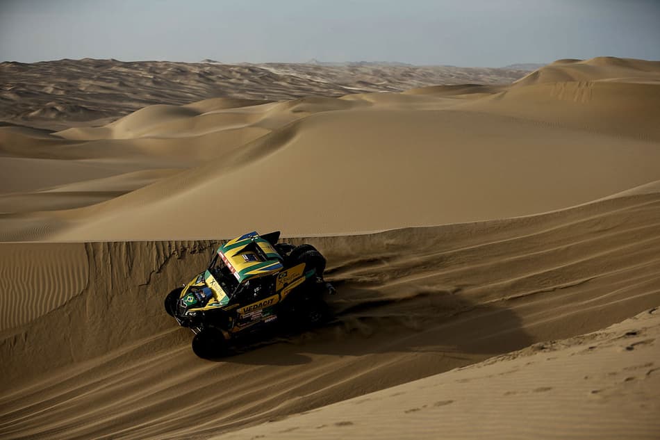 Dakar: Marcos e Kleber superam as dunas do segundo dia e fecham em quinto lugar