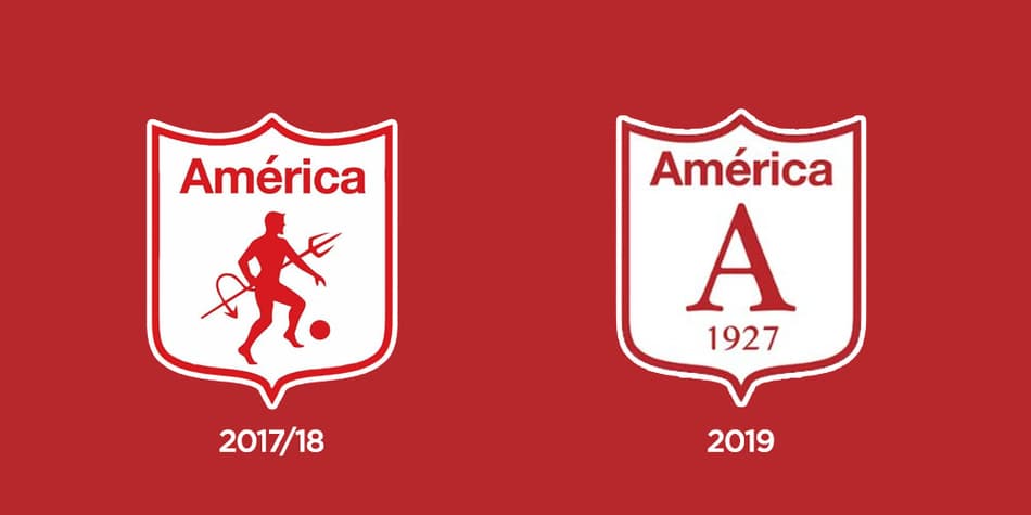 América de Cali volta atrás e recoloca diabo em seu escudo