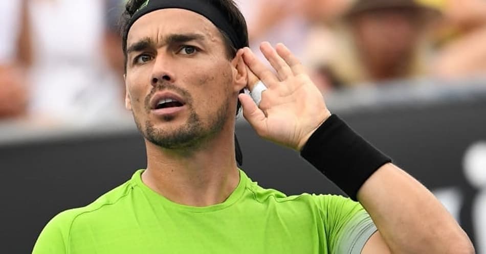 Fabio Fognini no Australian Open em 2019