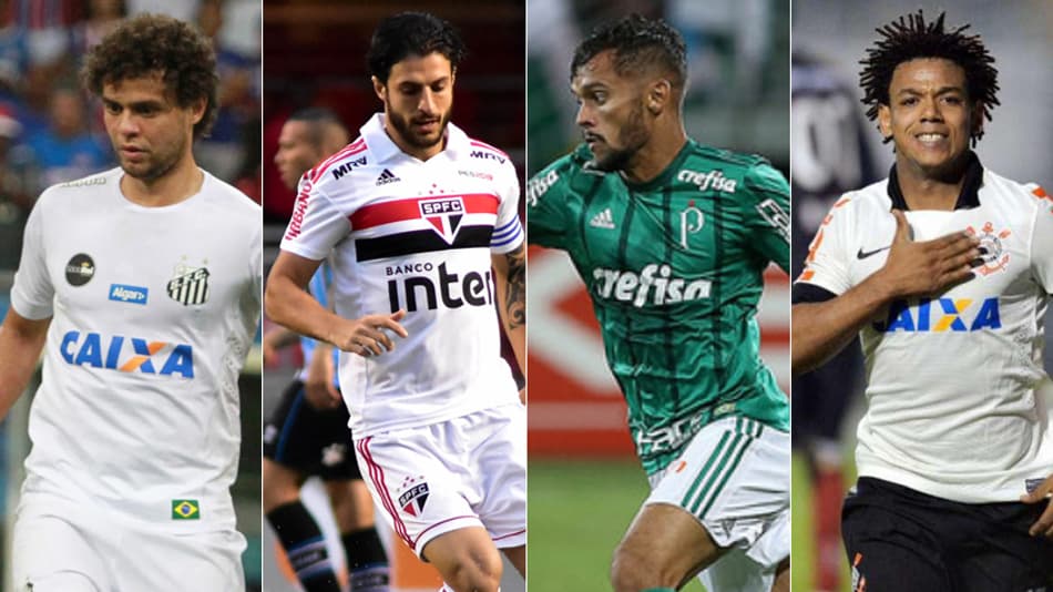 Victor Ferraz, Hudson, Gustavo Scarpa e Romarinho