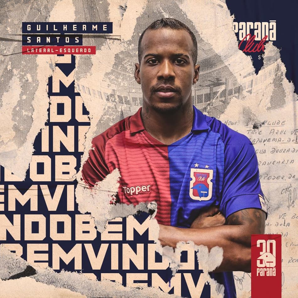 Guilherme Santos assina com o Paraná e sonha com temporada perfeita
