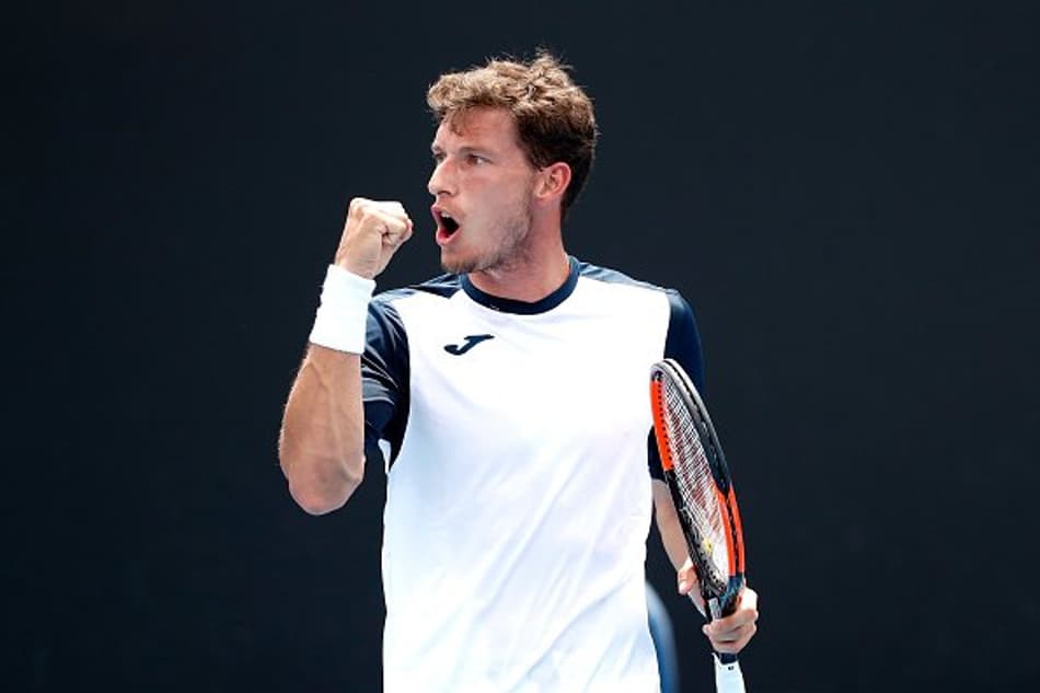 Carreno mantém freguesia de Fognini e vai às 8ªs em Melbourne. Raonic avança
