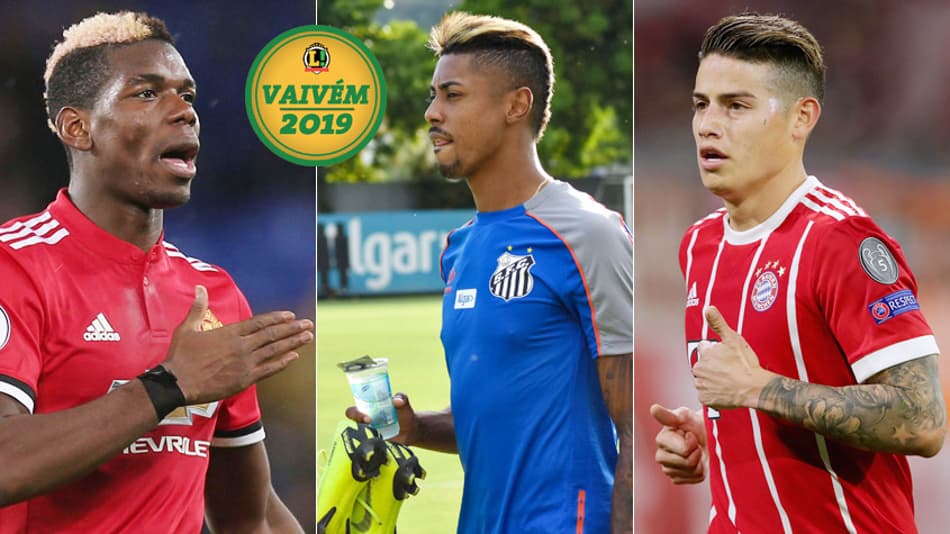 Pogba, Bruno Henrique, James Rodríguez… Confira o Vaivém da manhã desta terça-feira