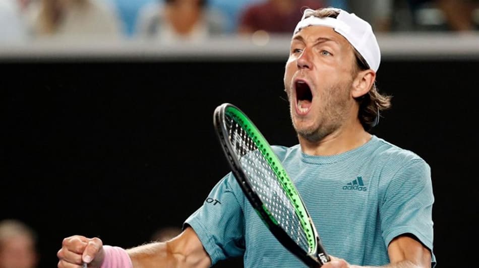 Lucas Pouille no Australian Open 2019