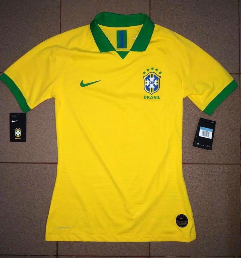 Provável camisa 1 da Seleção Brasileira para a Copa América tem fotos reveladas