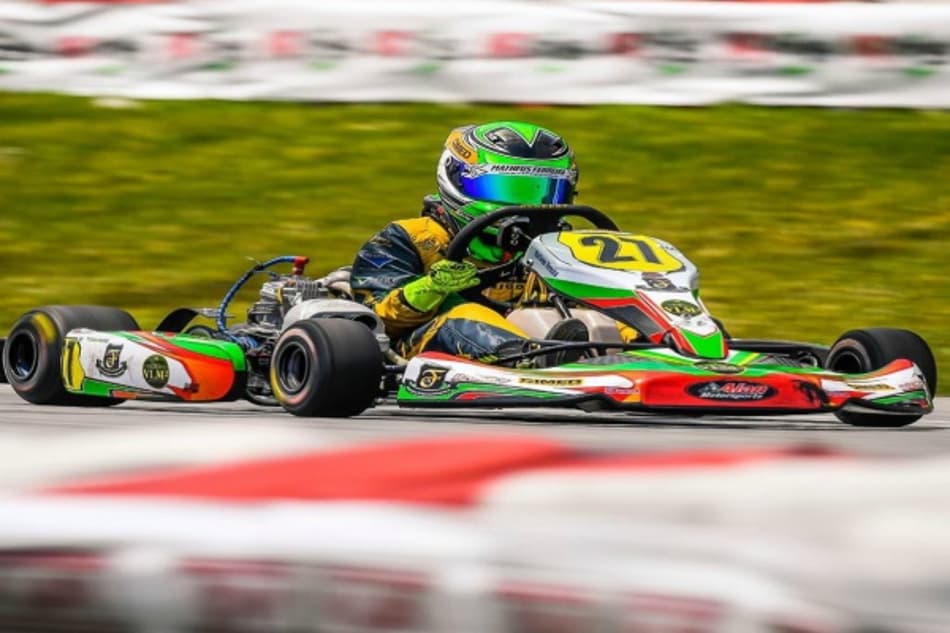 Matheus Ferreira abre sua primeira temporada completa no kartismo europeu em Adria na Champions Cup
