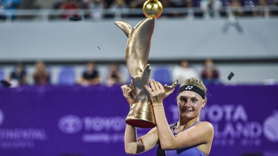 Dayana Yastremska, campeã do WTA Internacional de Hua Hin
