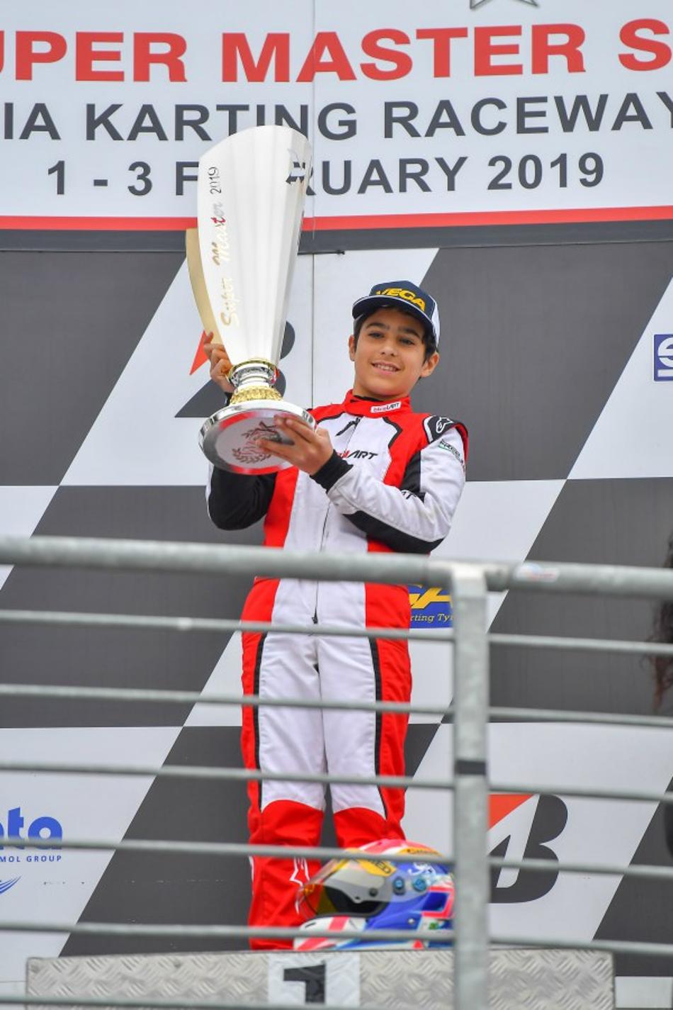 Deu Brasil na abertura do WSK, maior campeonato de kart do mundo: Rafael Câmara vence na Itália