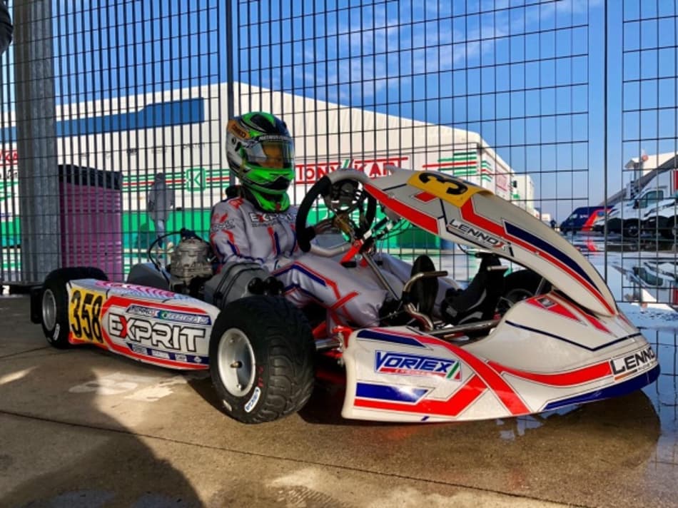 Kart: Matheus Ferreira é destaque em estreia na categoria OK Júnior do WSK na Itália