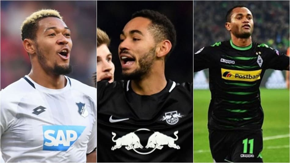 Montagem - Joelinton, Matheus Cunha e Raffael