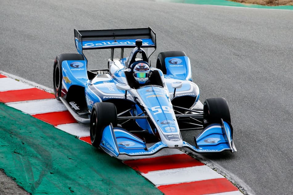 Chilton lidera teste da IndyCar em Laguna Seca; Kanaan e Leist não foram para a pista