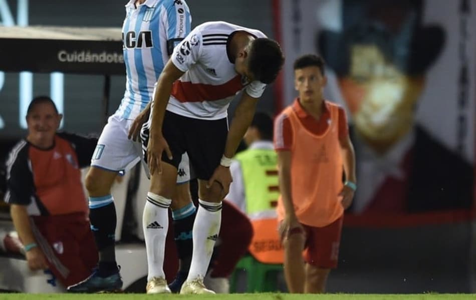 Destaque no início de 2019, Palacios se lesiona e desfalca River por 45 dias