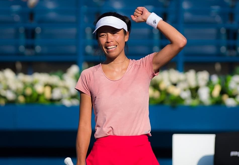 Su-Wei Hsieh no WTA Premier de Dubai em 2019