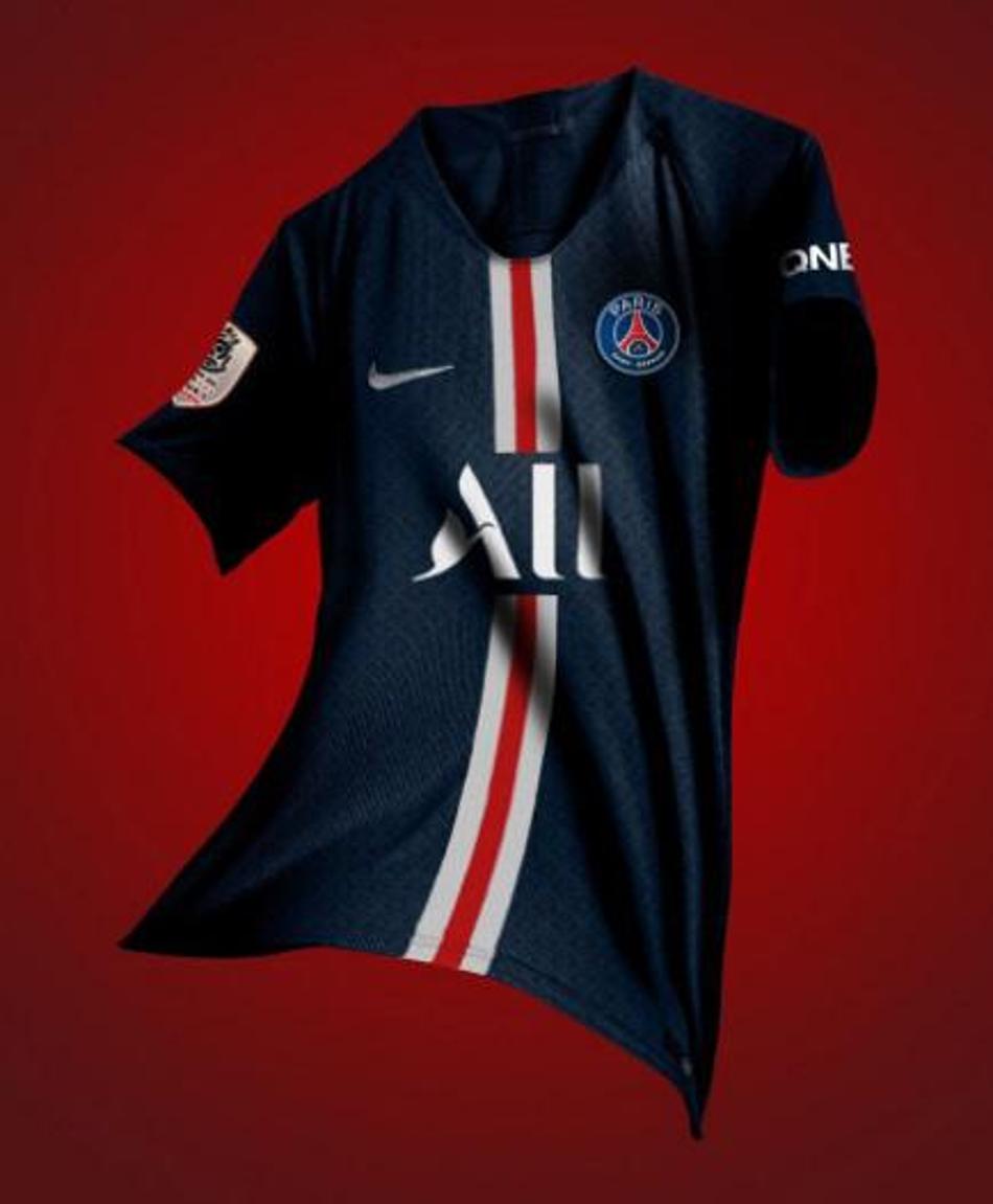 Perfil no Twitter publica possível nova camisa 1 do PSG para a temporada 2019/20