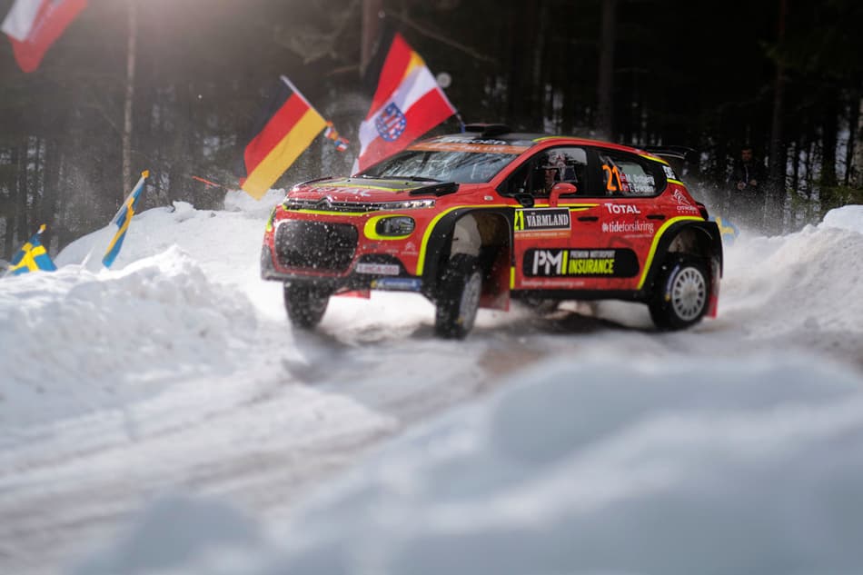 Citroen C3 R5 tem início perfeito no WRC2 Pro com vitória de Ostberg e Eriksen