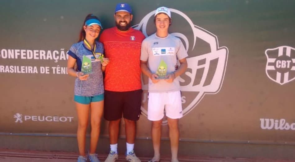 Tedesco e Amanda Oliveira conquistam títulos em Porto Alegre