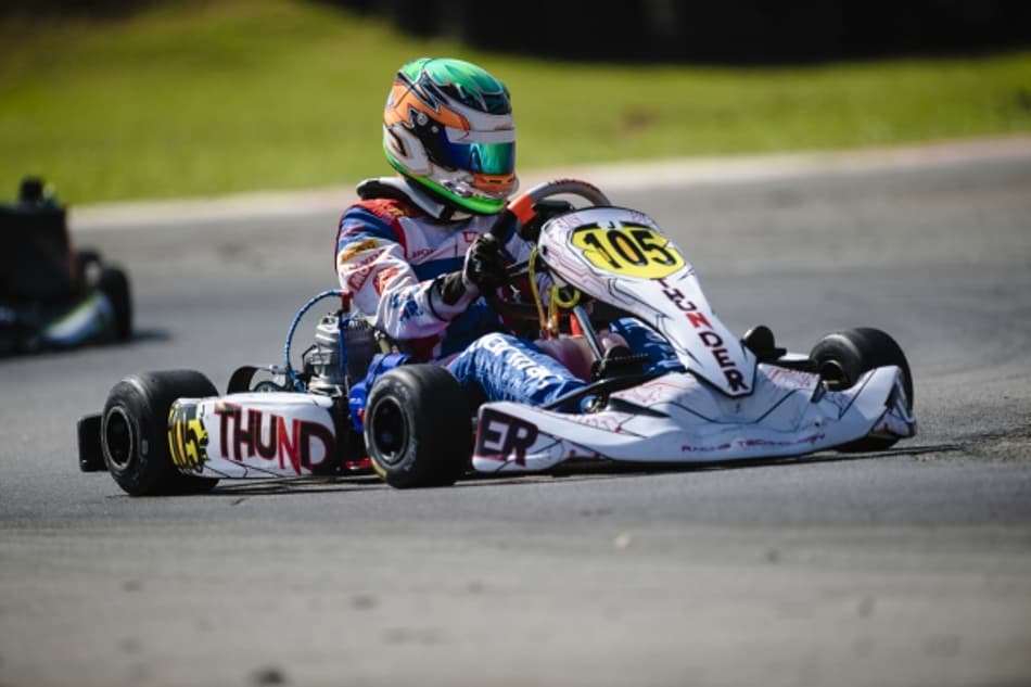 Ricardo Gracia conquista pole na abertura da Copa Interlagos de Kart e faz show de ultrapassagens