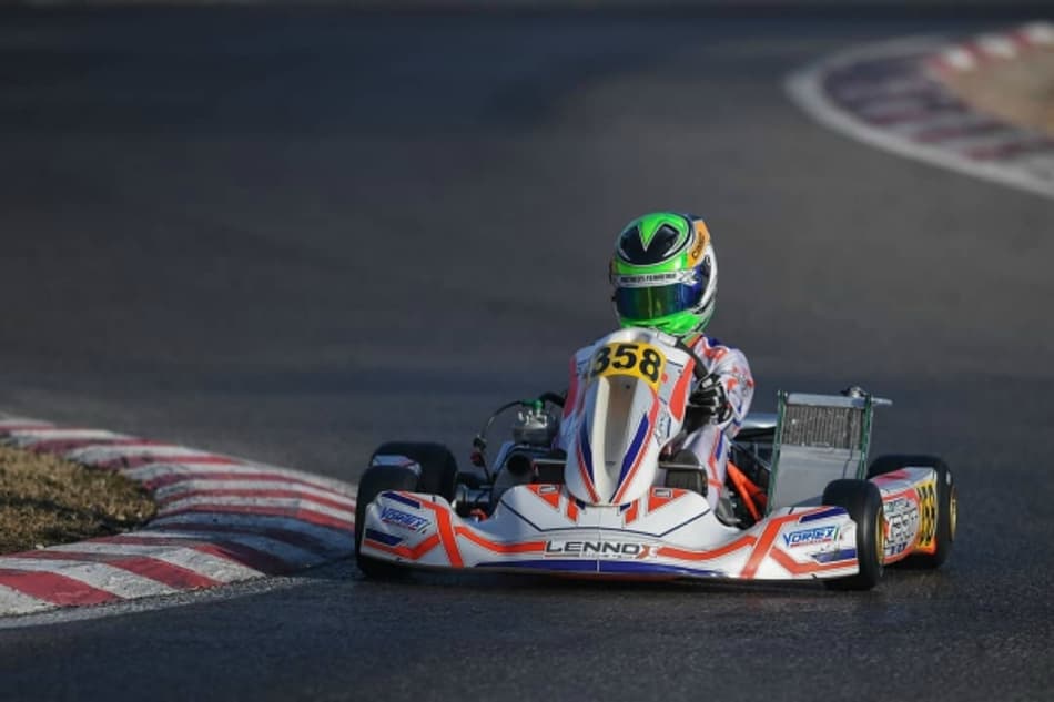 Destaque por escalar pelotão, Matheus Ferreira fecha 2ª etapa do WSK de kart em alta na Itália