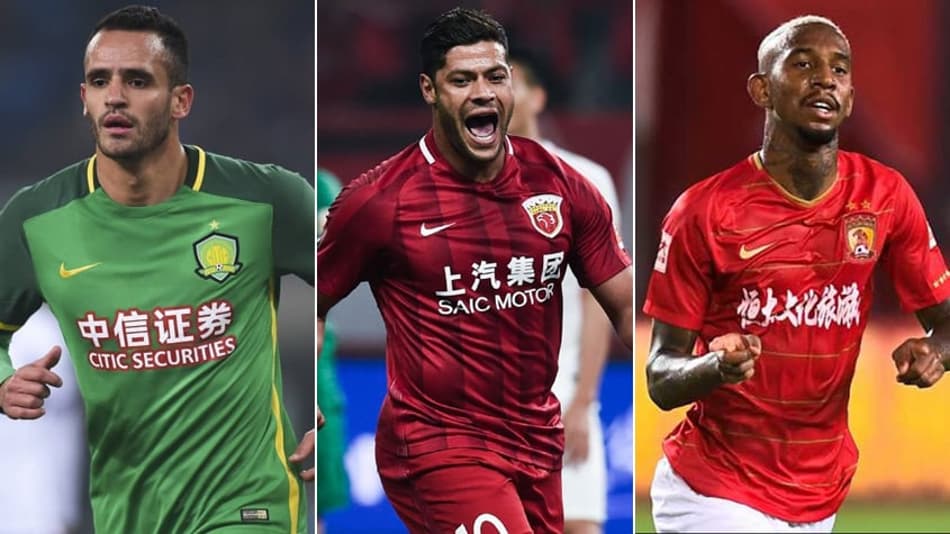Brasileiros chegam aos 100 gols no Campeonato Chinês