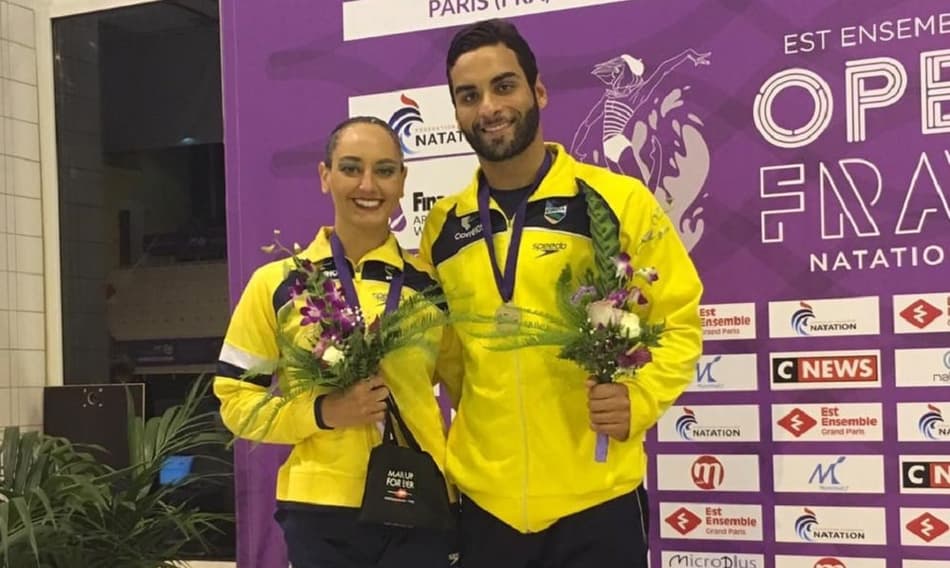 Giovana Stephan e Renan Souza levam bronze para o Brasil em Paris
