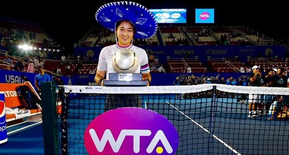 Yafan Wang, campeã do WTA Internacional de Acapulco 2019