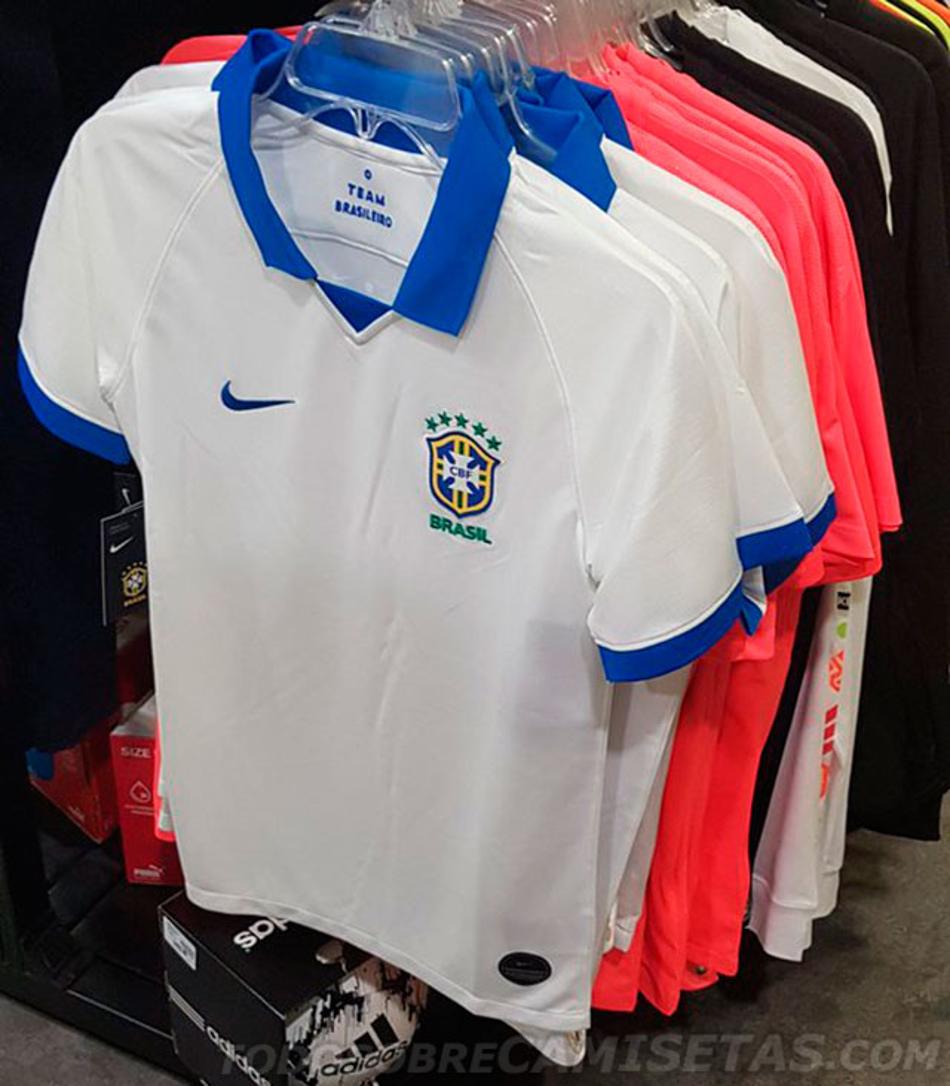 Nova camisa branca da Seleção Brasileira tem primeira foto publicada