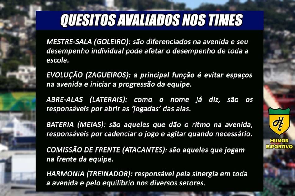 Apuração dos clubes: como seria a avaliação das equipes no Carnaval?