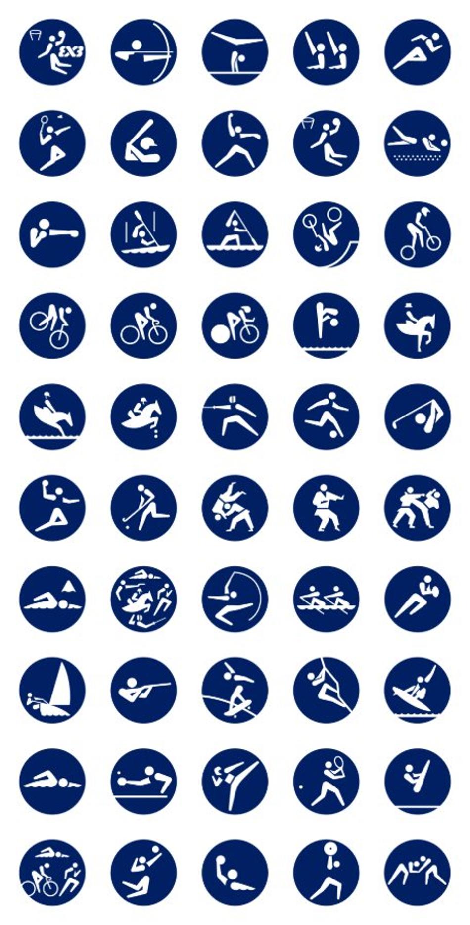 Laguna Olímpico: Na marca de 500 dias para Tóquio-2020, saiba mais sobre os pictogramas olímpicos