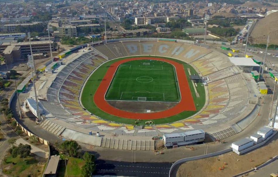 Laguna Olímpico: Sede do futebol do Pan de Lima, Estádio San Marcos é entregue antes do prazo