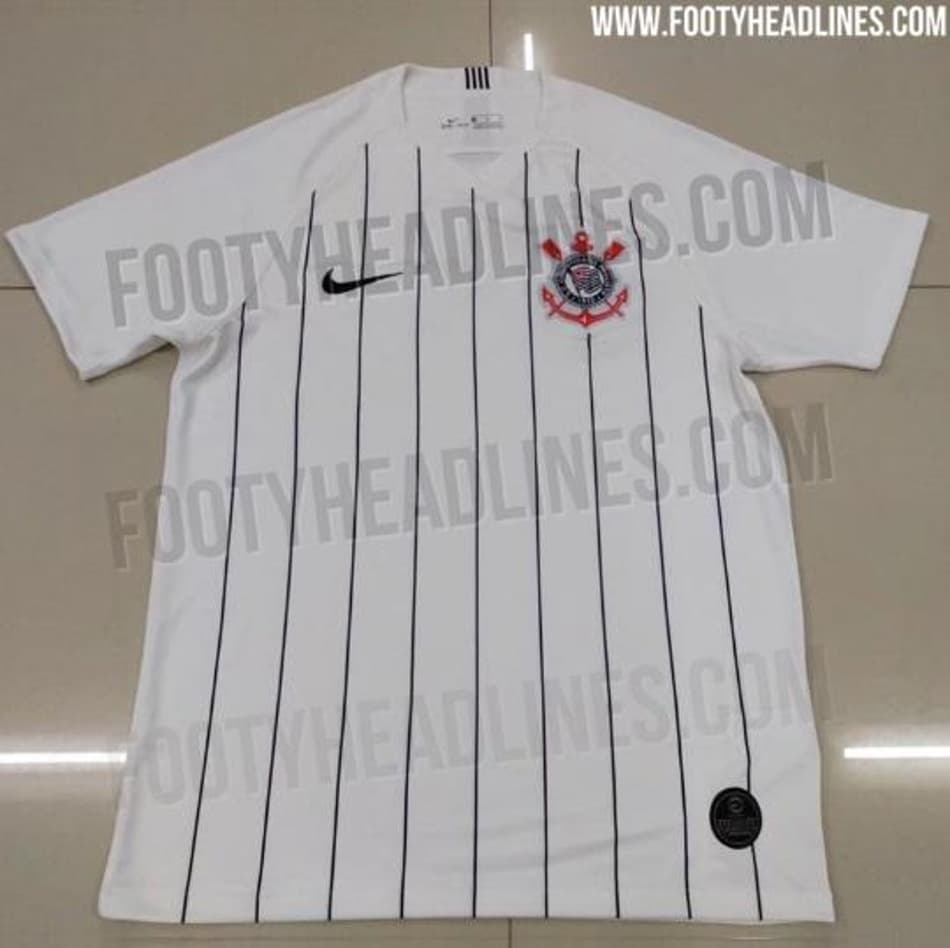Site publica fotos de modelo ‘quase perfeito’ da nova camisa 1 do Corinthians