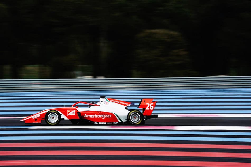 Armstrong lidera primeiro dia dos testes da Fórmula 3; Piquet e Drugovich começam discretos