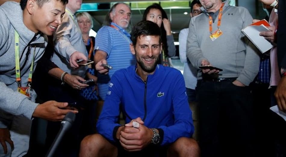 Djokovic, sobre Federer e Nadal: 'Somos rivais, por isso é difícil de sermos amigos'