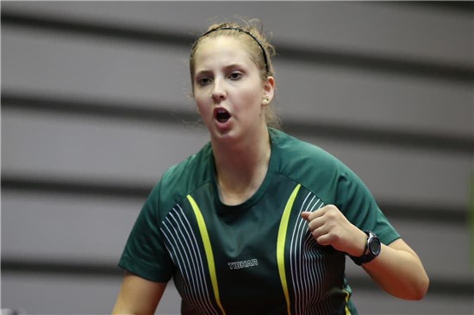 Danielle Rauen foi campeão no Aberto Paralímpico de Tênis de Mesa