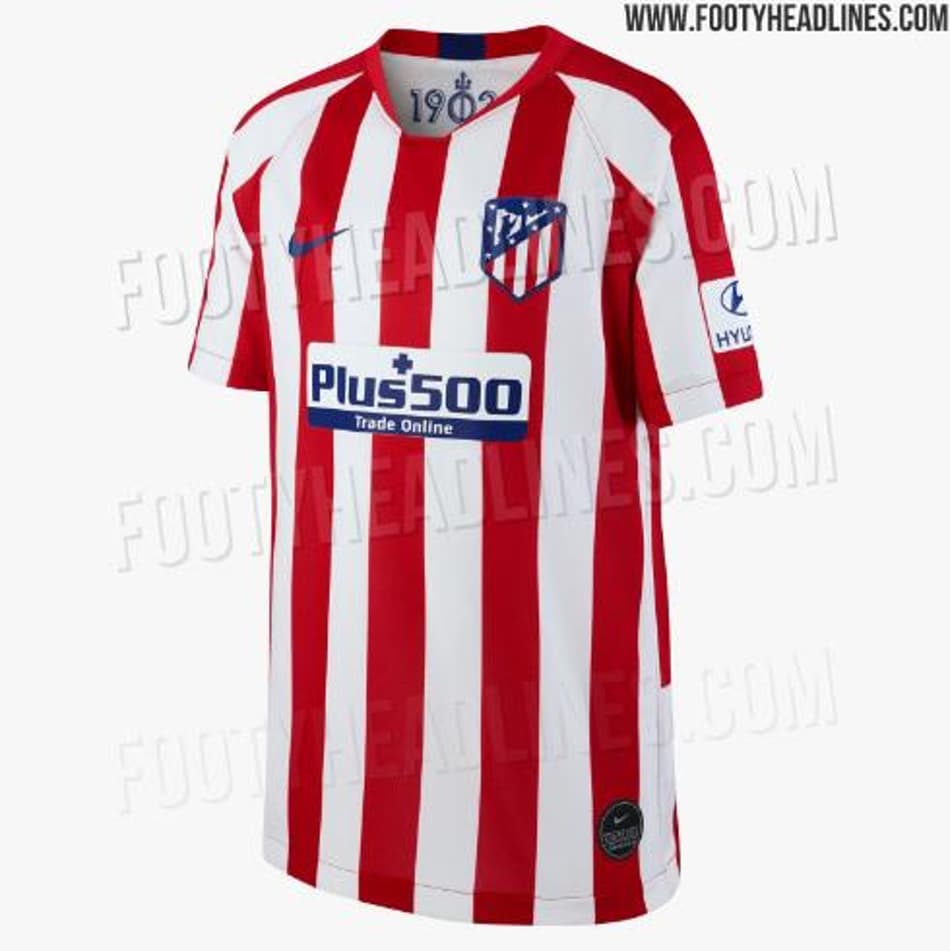 Atlético de Madrid voltará a ter camisa 1 com listras tradicionais; veja imagens