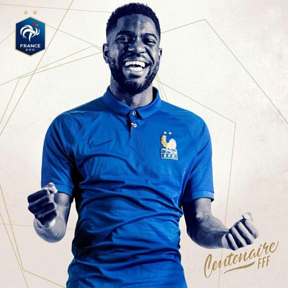 Seleção da França ganha uniforme para celebrar centenário da federação do país