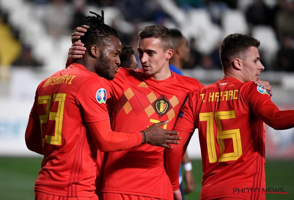 Sem sustos, Bélgica vence Chipre e segue 100% nas Eliminatórias