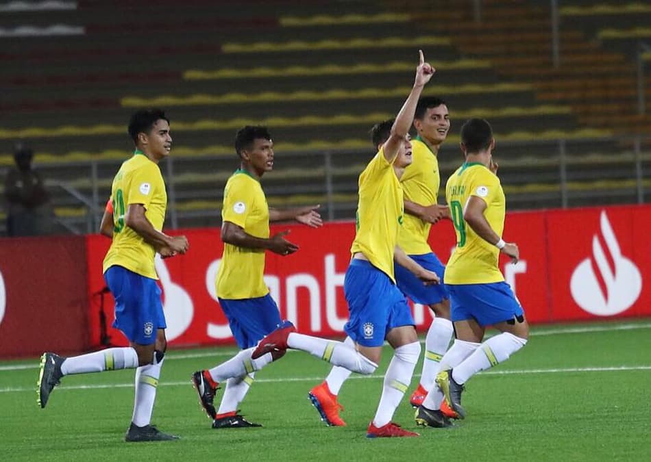 Brasil derrota a Colômbia e garante vaga no hexagonal do Sul-Americano Sub-17